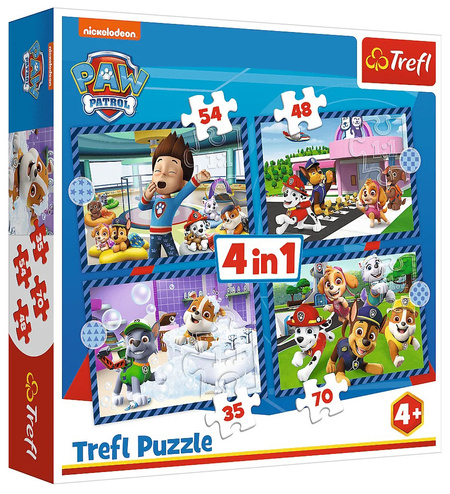 Puzzle 4w1 Psi Patrol, Psie sprawy