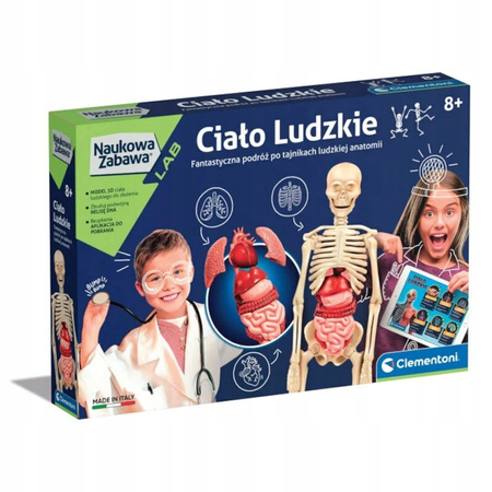 Ciało ludzkie. Naukowa zabawa CLEMENTONI