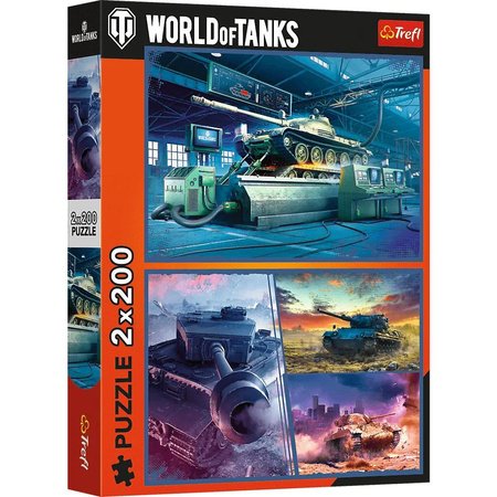 Puzzle 2x200 Pncerna misja, World of Tanks