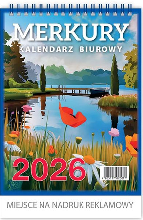 Kalendarz MERKURY biurowy 2026 H5