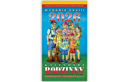 Kalendarz RODZINNY zdzierak 2026  (Z1)