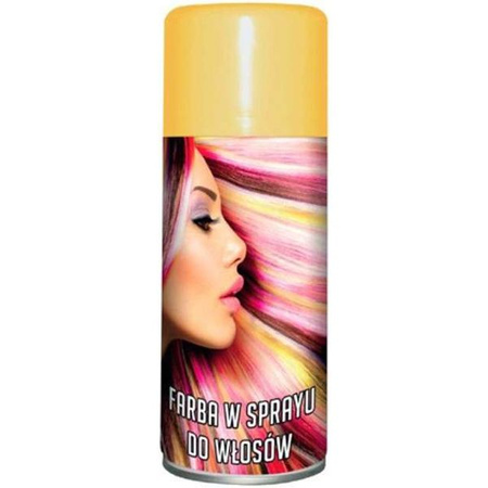 Farba do włosów w sprayu żółta