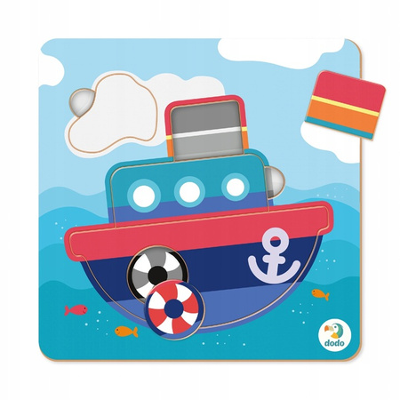 Puzzle mini 5 el. Sorter. Statek Dodo