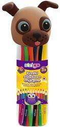 Kredki ołówkowe Piesek 12 kolorów