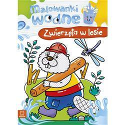 Zwierzęta w lesie. Malowanka wodna