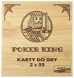 Karty do gry Poker King 2x55