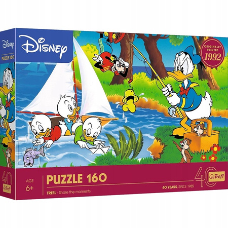 Puzzle 160 40 -LECIE TREFL Przygoda nad jeziorem