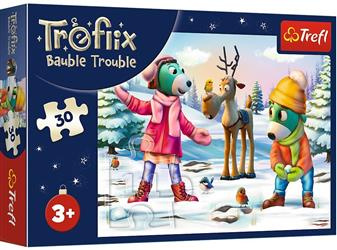 Puzzle Trefliki Ratują Święta 30 el. Świąteczny czas Trefilków
