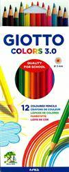 Kredki ołówkowe Giotto Colors 3.0 12szt.