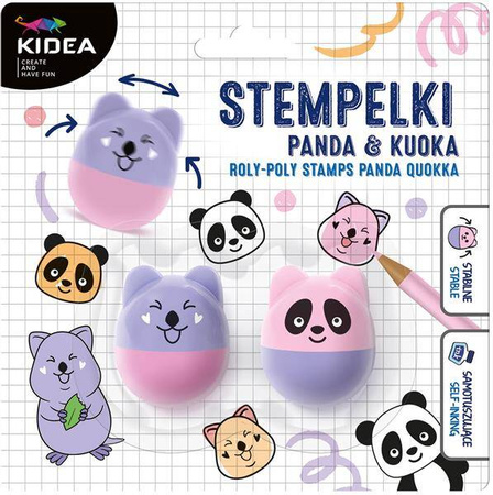 Stemple Wańka Wstańka Panda 2szt