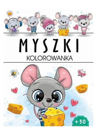 Myszki.Kolorowanka