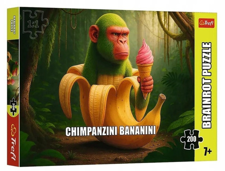 Puzzle 200 BrainRots, Chimpanzini Bananini