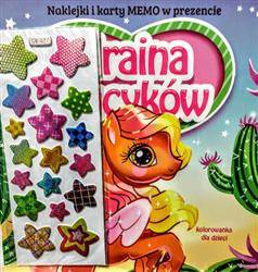 Kolorowanka Kraina kucyków. Pomarańczowy.