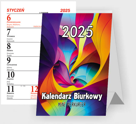 Kalendarz biurkowy 2026 Mini Merkurier B9