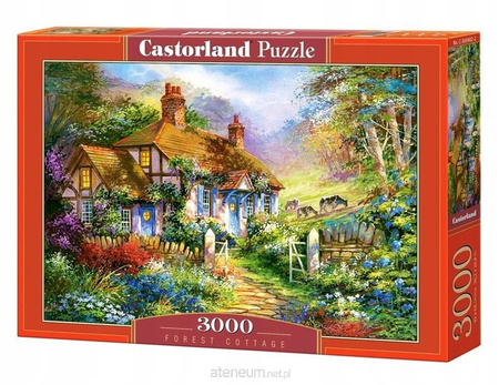 Puzzle 3000 elementów. Forest Cottage *