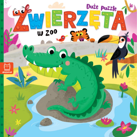 Duże puzzle. Zwierzęta w zoo