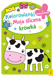 Kolorowanka z wykrojnikiem. Moja śliczna krówka