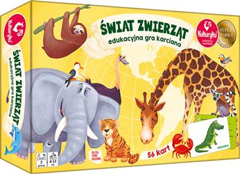 Gra Świat zwierząt -edukacyjna gra karciana