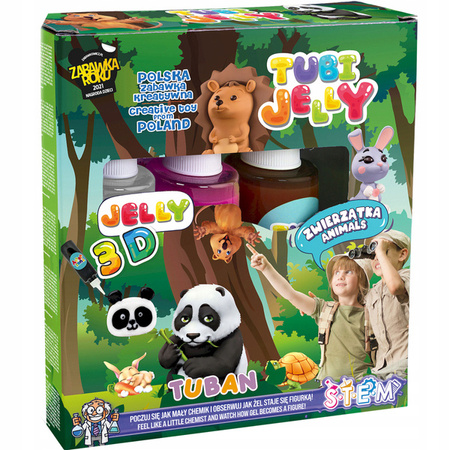 Zestaw Tubi Jelly 3 kolory - Zwierzątka