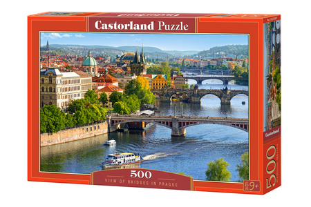 Puzzle 500 View of Bridges in Prague / Mosty w Pradze
