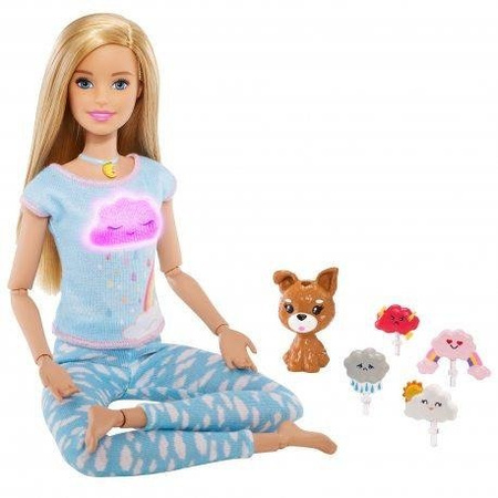 Barbie Lalka Medytująca + Akcesoria