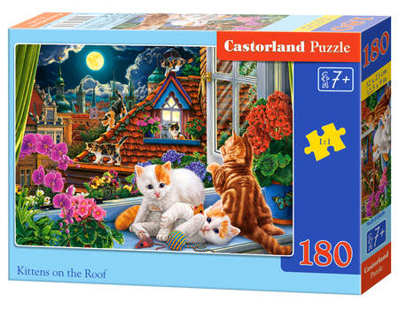 Puzzle 180 Kittens on the Roof / Kocięta na dachu