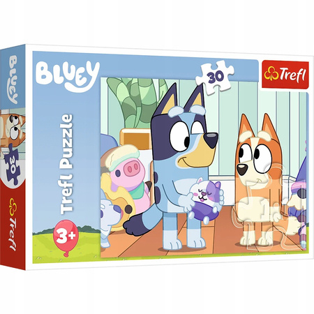 Puzzle 30 Z Bluey zawsze jest wesoło