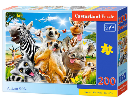 Puzzle 200 elem. African selfie