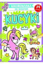Kolorowanka ze wzorem Kucyki