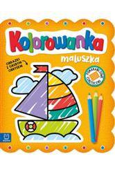 Obrazki z grubym obrysem. Pomarańczowe ciasteczko