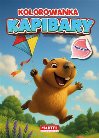Kolorowanka z naklejkami Przyjaciele. Kapibary