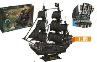 Okręt piracki Zemsta Królowej Anny Puzzle 3D XL