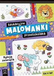 Eduk. malowanki przedszkolaka. Rysuję zwierzęta