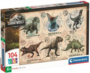 Puzzle 104 elem Park jurajski 27179