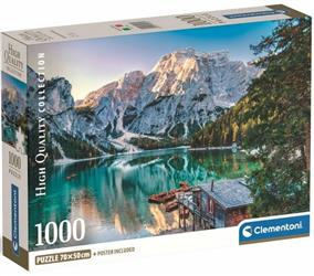 Puzzle 1000 Emerald Lake Braies HQC compact