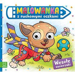 Malowanka z ruchomymi oczkami. Wesołe zwierzaki