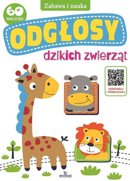 Kolorowanka z kodem QR.Odgłosy dzikich zwierząt