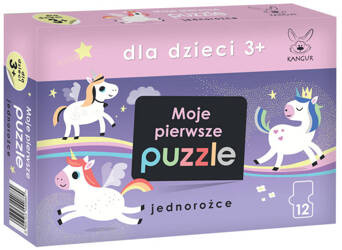 Moje pierwsze Puzzle. Jednorożce Dla Dzieci 3+