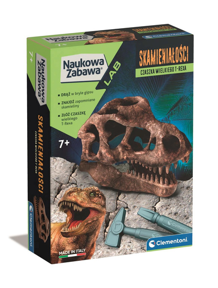 Naukowa zabawa. Skamieniałości. czaszka T-Rexa 50790