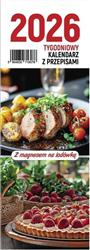 Poradnik z przepisami z magnesem na lodówkę 2026