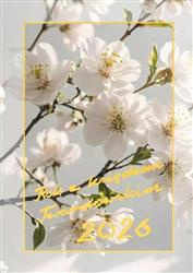 Kalendarz z księdzem Twardowskim 2026 Kwiat wiśni