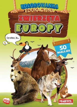 Zwierzęta Europy z naklejkami