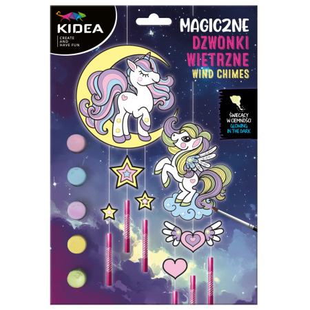Magiczne  dzwonki wietrzne świecące w ciemności Kidea