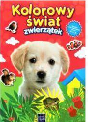 Kolorowy świat zwierzątek-piesek.Z naklejkami