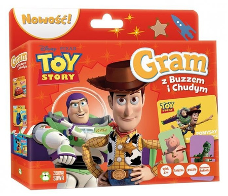 Gram z Buzzym i Chudym Toy Story Książka z grą. 