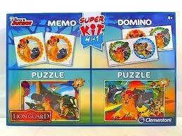 Puzzle Superkit 20x30+Memo+Domino SL Lion Guard