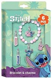 Zestaw bransoletka z zawieszkami Stitch 6 elementów
