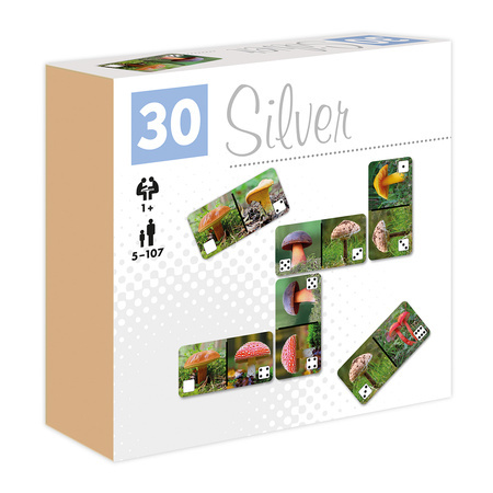 Domino grzyby silver