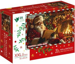 Puzzle drewniane 500 Christmas – Święty Mikołaj