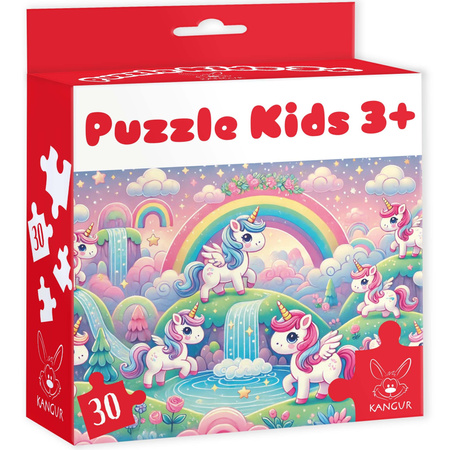 Puzzle 30 Kids Jednorożce 3+
